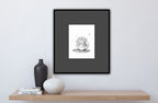 Print artistic Visul, grafică originală reprodusă pe hârtie premium, perfectă pentru living sau birou.